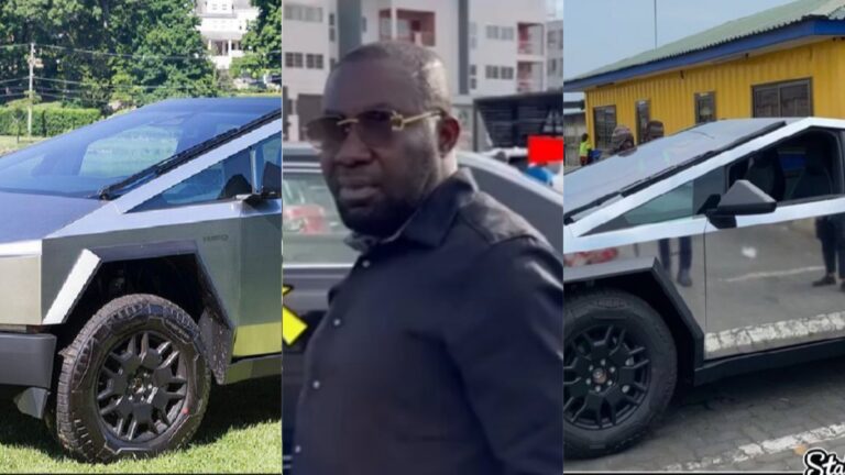 “It’s fake” – Netizens react to Dr Osei Kwame Despite’s Tesla Cybertruck